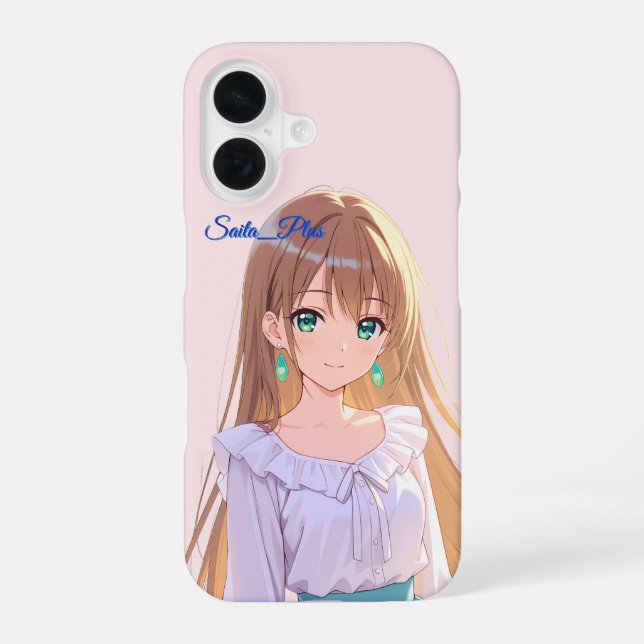 47_Plus – Anime Character Series iPhone 16 Case (Back)