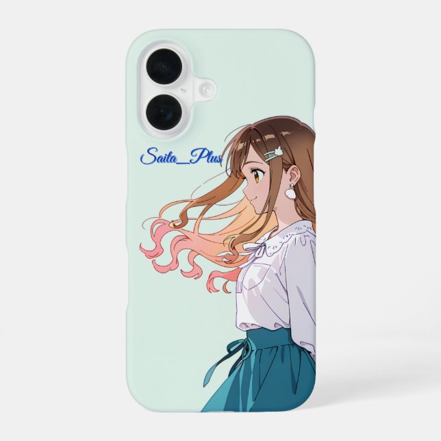 47_Plus – Anime Character Series iPhone 16 Case (Back)