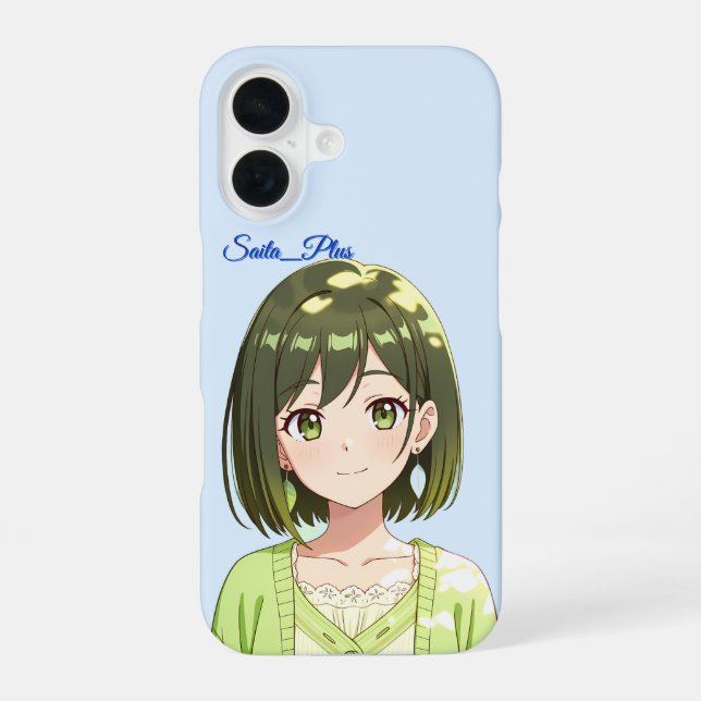 47_Plus – Anime Character Series iPhone 16 Case (Back)