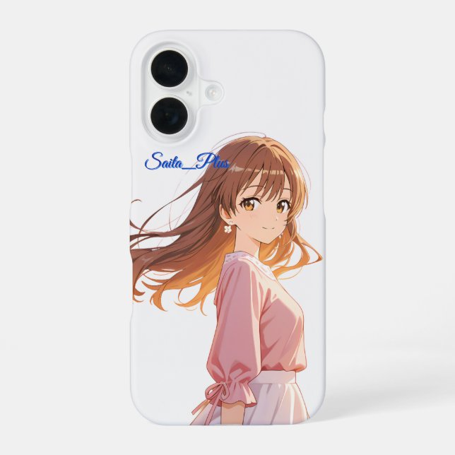 47_Plus – Anime Character Series iPhone 16 Case (Back)
