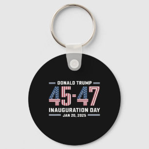 47 President Donald Trump Inauguration Day 2025 Key Ring