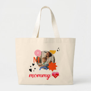 47.Proud mum,mothers day,mum,mummy,mum home gifts Large Tote Bag