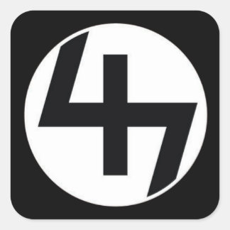 47 Sticker Black/Black