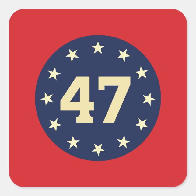 "47" STICKER STICKERS (Front)