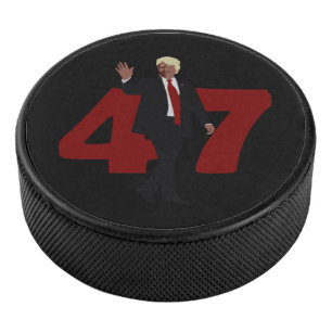 47 TRUMP 2024 HOCKEY PUCK