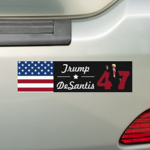 47 Trump Desantis 2024 Bumper Sticker