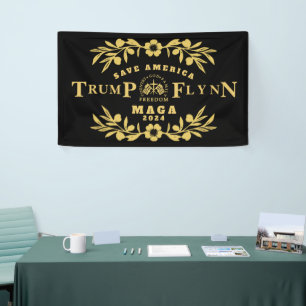 47 Trump Flynn 2024 Banner