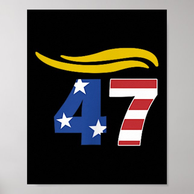 47 Trump Hair _1  Poster (Front)