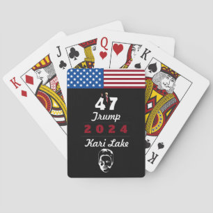 47 Trump Kari Lake 2024 Playing Cards
