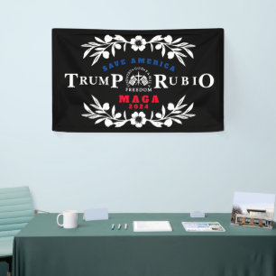 47 Trump Rubio 2024 Banner