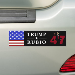 47 Trump Rubio 2024 Bumper Sticker