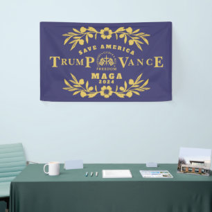 47 Trump Vance 2024 Banner