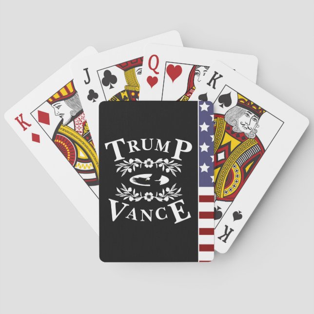 47 Trump Vance 2024 Playing Cards (Back)