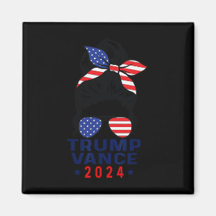 47 Trump Vance 2024 Vp America Election Women Girl Magnet