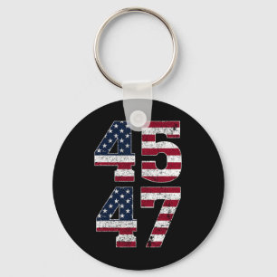 47 We The People 2024 Stand With American Flag Key Ring