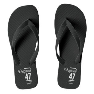 47 Years Old - 47th Birthday Funny Gift Flip Flops