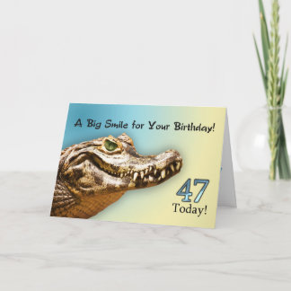 47th Birthday Card