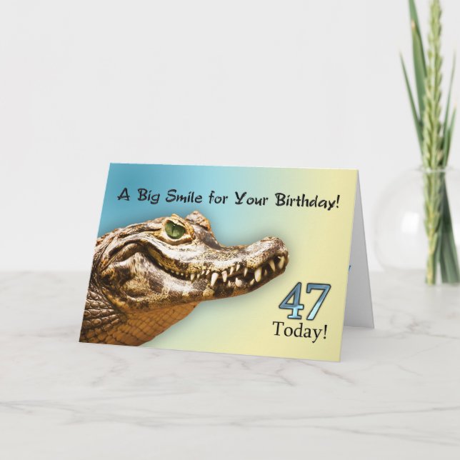 47th Birthday Card (Front)