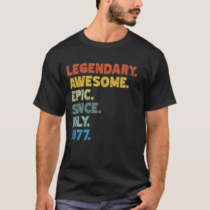 47th Birthday Men Women Awesome Epic Since Born in T-Shirt