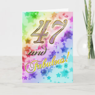 47th Birthday party Invitation