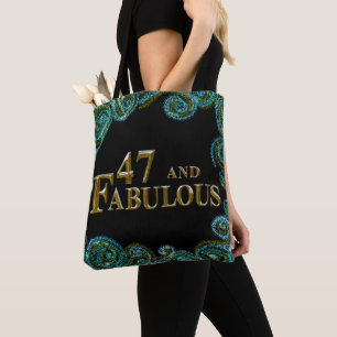 47th Birthday Tote Bag