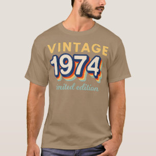 47th Birthday Vintage 1974 Limited Edition T-Shirt