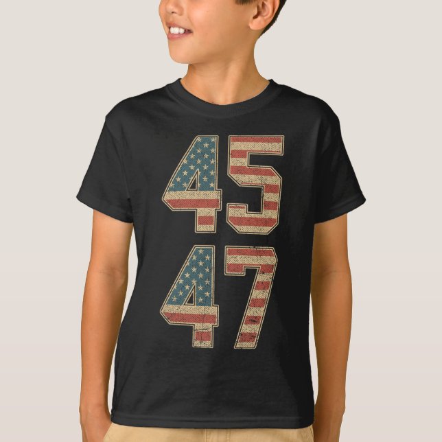 47th President 45 47  T-Shirt (Front)