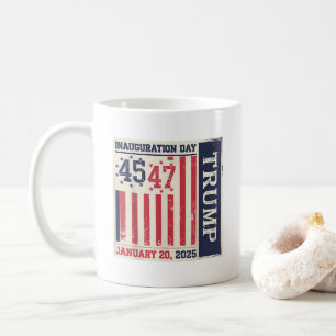 47th President Donald Trump Inauguration Day 2025 Coffee Mug