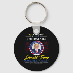 47th President Donald Trump Inauguration Day 2025  Key Ring