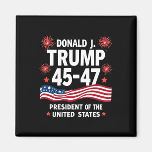 47th President Donald Trump Inauguration Day 3  Magnet