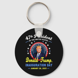 47th President Donald Trump Inauguration Day Key Ring