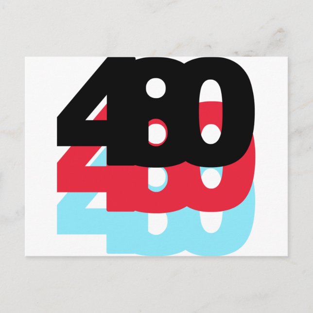 480 Area Code Postcard (Front)