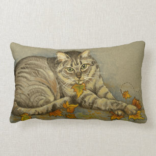 4872 Autumn Cat Pillow