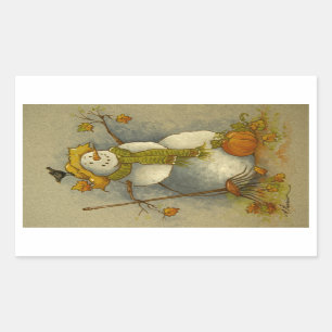 4878 Harvest Snowman Stickers