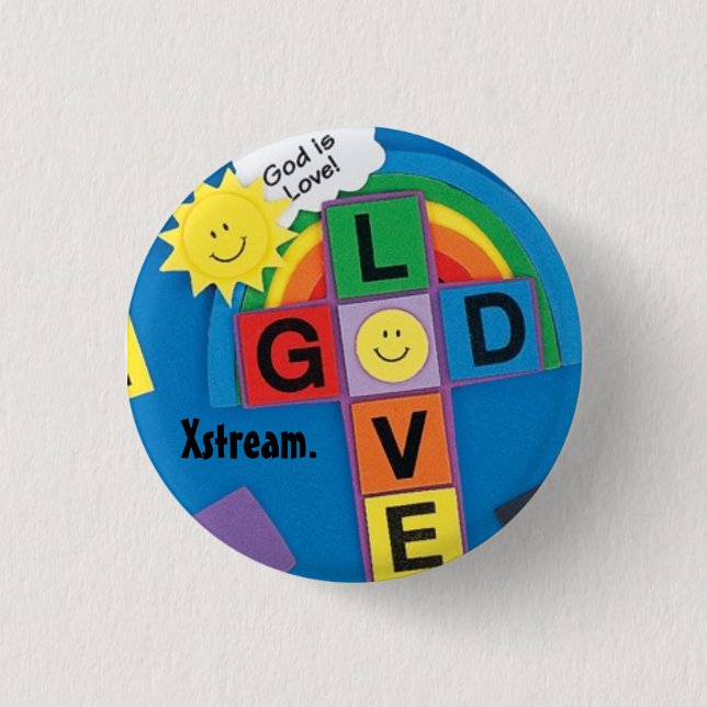 48_1520, Xstream. - Customised 3 Cm Round Badge (Front)