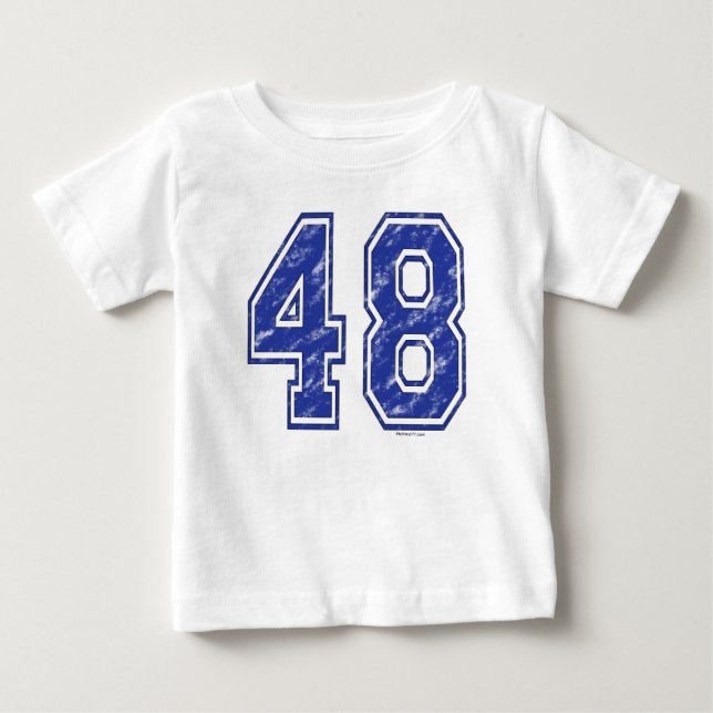 48 Custom Jersey Baby T-Shirt (Front)