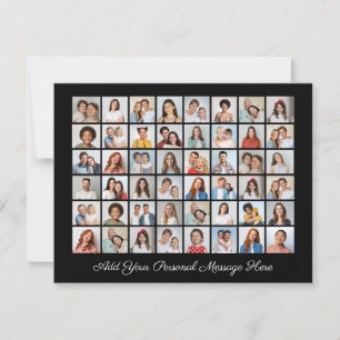 48 Photo Collage Add Your Own Greeting Card