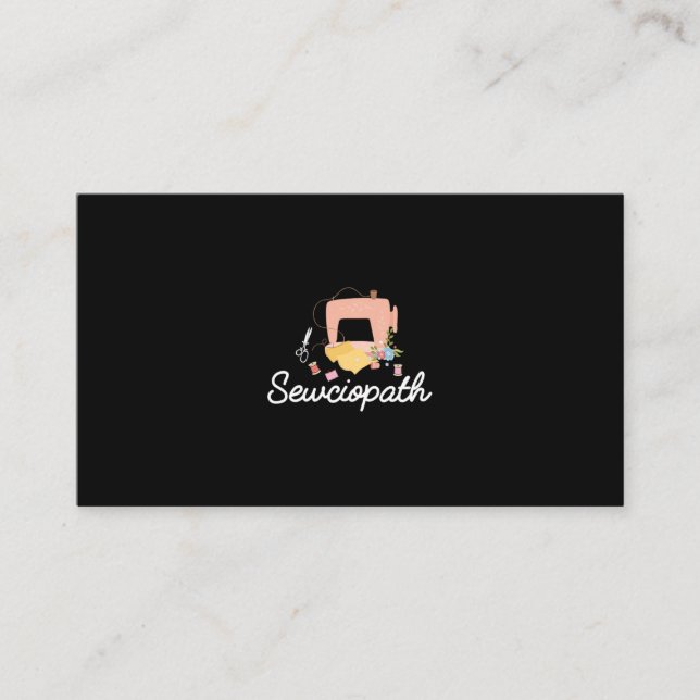 48.Sewing Quilting Apparel Business Card (Front)