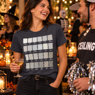 48 Shades of Grey Swatch Easy Halloween Costume Tri-Blend Shirt