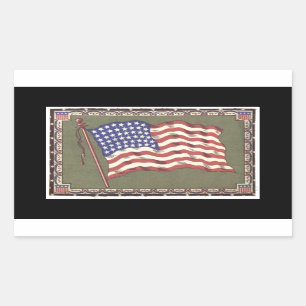 48-Star Flag Rectangular Sticker