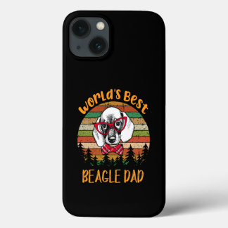 48 World'S Best Beagle Dad iPhone 13 Case