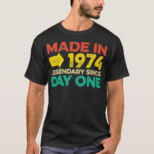 48 Year Old Men Women Born In 1974 Gifts For Birth T-Shirt