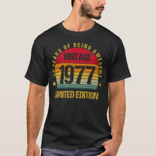 48 Years Old Forty-Eight 1977 48th Birthday T-Shirt
