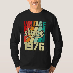 48 Years Old Gifts Vintage Born In 1976 Retro 48th T-Shirt