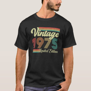 48 Years Old Vintage 1975 Born In 1975 48th T-Shirt