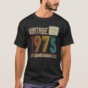 48Th Birthday Gifts Vintage Limited Edition Casset T-Shirt