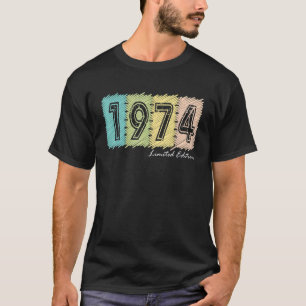 48th Birthday Ladies Mens 48 Years 1974 4 T-Shirt