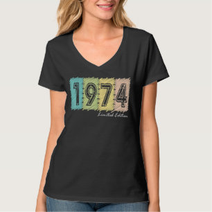 48th Birthday Ladies Mens 48 Years 1974 4 T-Shirt