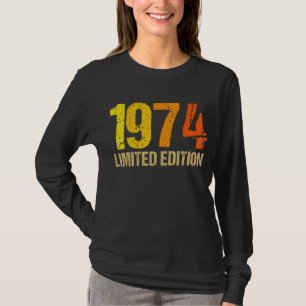 48th Birthday Ladies Mens 48 Years 1974 T-Shirt