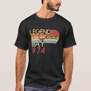 48Th Birthday My 48 Years Old Legend Since May 197 T-Shirt